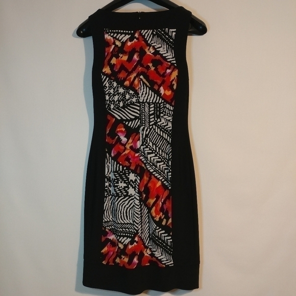 Vintage Joseph Ribkoff Geometric Sleeveless Dress - Picture 3 of 7